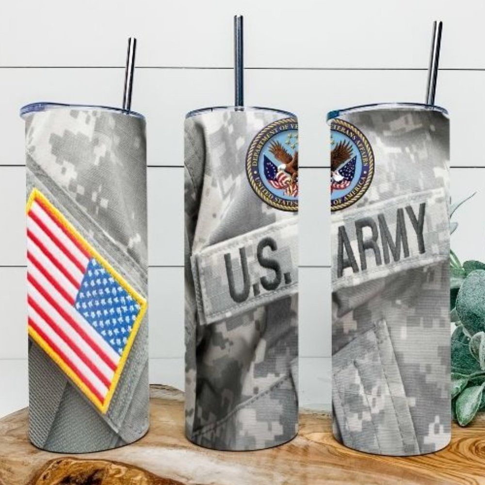 Custom 20oz U.S. ARMY tumbler!